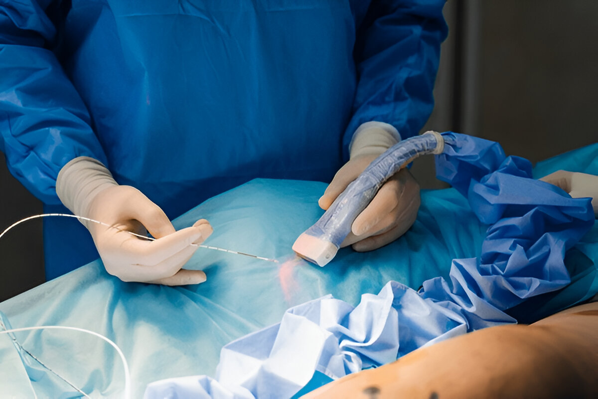 doctor using syringe