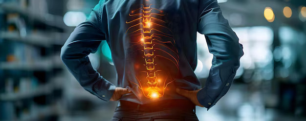 A Man having back pain