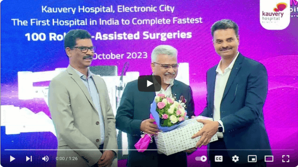 100 Robotic surgeries