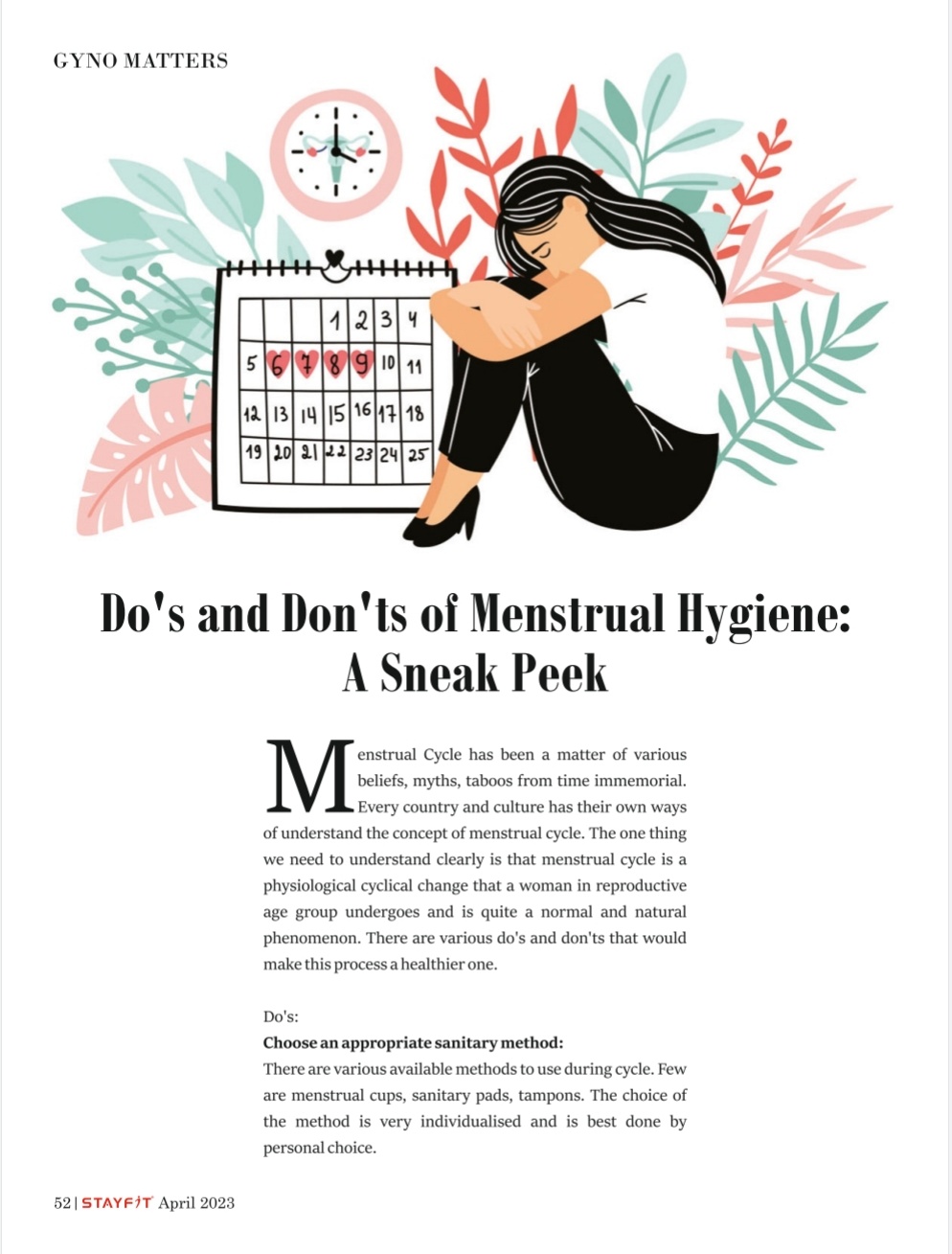 Do's and Don's of Menstrual Hygiene: A Sneak Peek